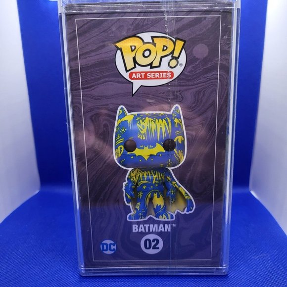 DC Batman (Blue & Yellow) Art Series Target Exclusive Funko Pop - Picture 5 of 9